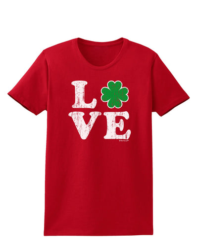 Irish Love - Distressed Womens Dark T-Shirt by TooLoud-TooLoud-Red-X-Small-Davson Sales