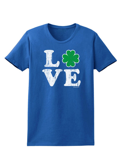 Irish Love - Distressed Womens Dark T-Shirt by TooLoud-TooLoud-Royal-Blue-X-Small-Davson Sales