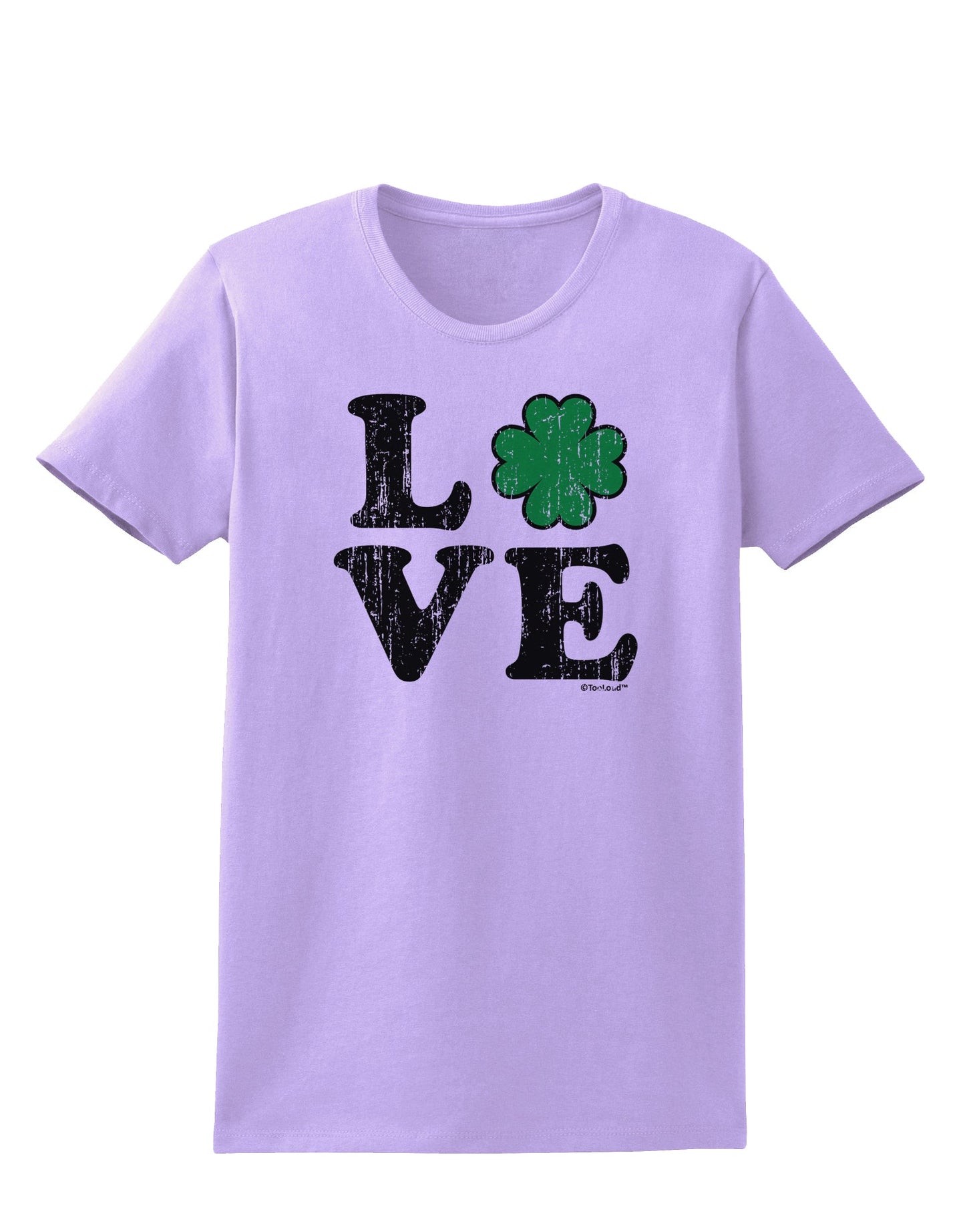 Irish Love - Distressed Womens T-Shirt by TooLoud-Womens T-Shirt-TooLoud-Lavender-X-Small-Davson Sales