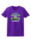 Irish Today Hungover Tomorrow Womens Dark T-Shirt-TooLoud-Purple-X-Small-Davson Sales