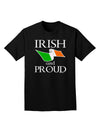 Irish and Proud Adult Dark T-Shirt-Mens T-Shirt-TooLoud-Black-Small-Davson Sales