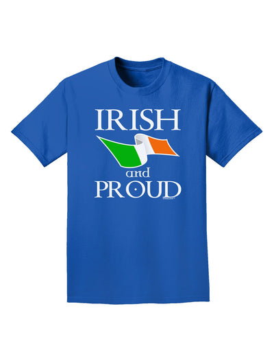 Irish and Proud Adult Dark T-Shirt-Mens T-Shirt-TooLoud-Royal-Blue-Small-Davson Sales