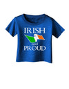 Irish and Proud Infant T-Shirt Dark-Infant T-Shirt-TooLoud-Royal-Blue-06-Months-Davson Sales