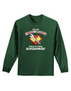 Ironworker - Superpower Adult Long Sleeve Dark T-Shirt-TooLoud-Dark-Green-Small-Davson Sales