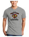 Ironworker - Superpower Adult V-Neck T-shirt-Mens V-Neck T-Shirt-TooLoud-HeatherGray-Small-Davson Sales