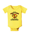 Ironworker - Superpower Baby Romper Bodysuit-Baby Romper-TooLoud-Yellow-06-Months-Davson Sales