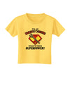 Ironworker - Superpower Toddler T-Shirt-Toddler T-Shirt-TooLoud-Yellow-2T-Davson Sales