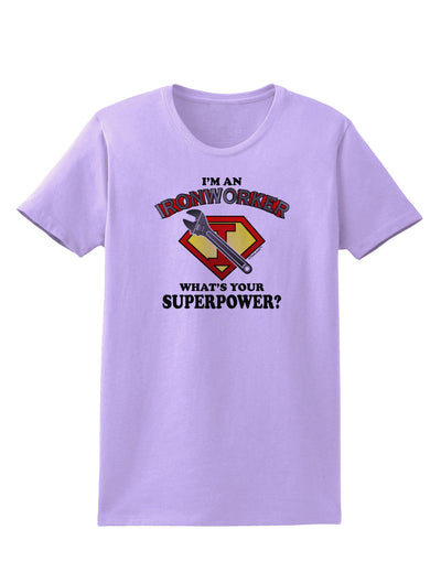 Ironworker - Superpower Womens T-Shirt-Womens T-Shirt-TooLoud-Lavender-X-Small-Davson Sales