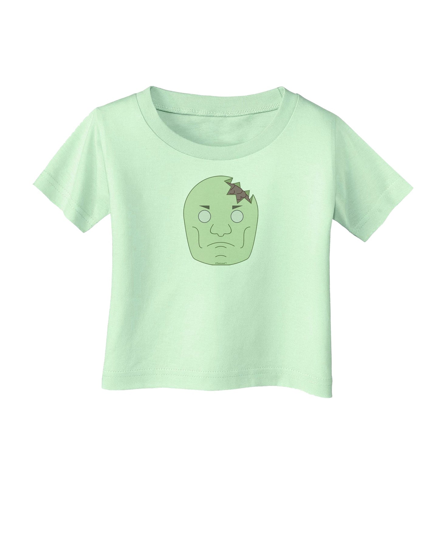 Irritated Zombie Infant T-Shirt-Infant T-Shirt-TooLoud-Light-Green-06-Months-Davson Sales