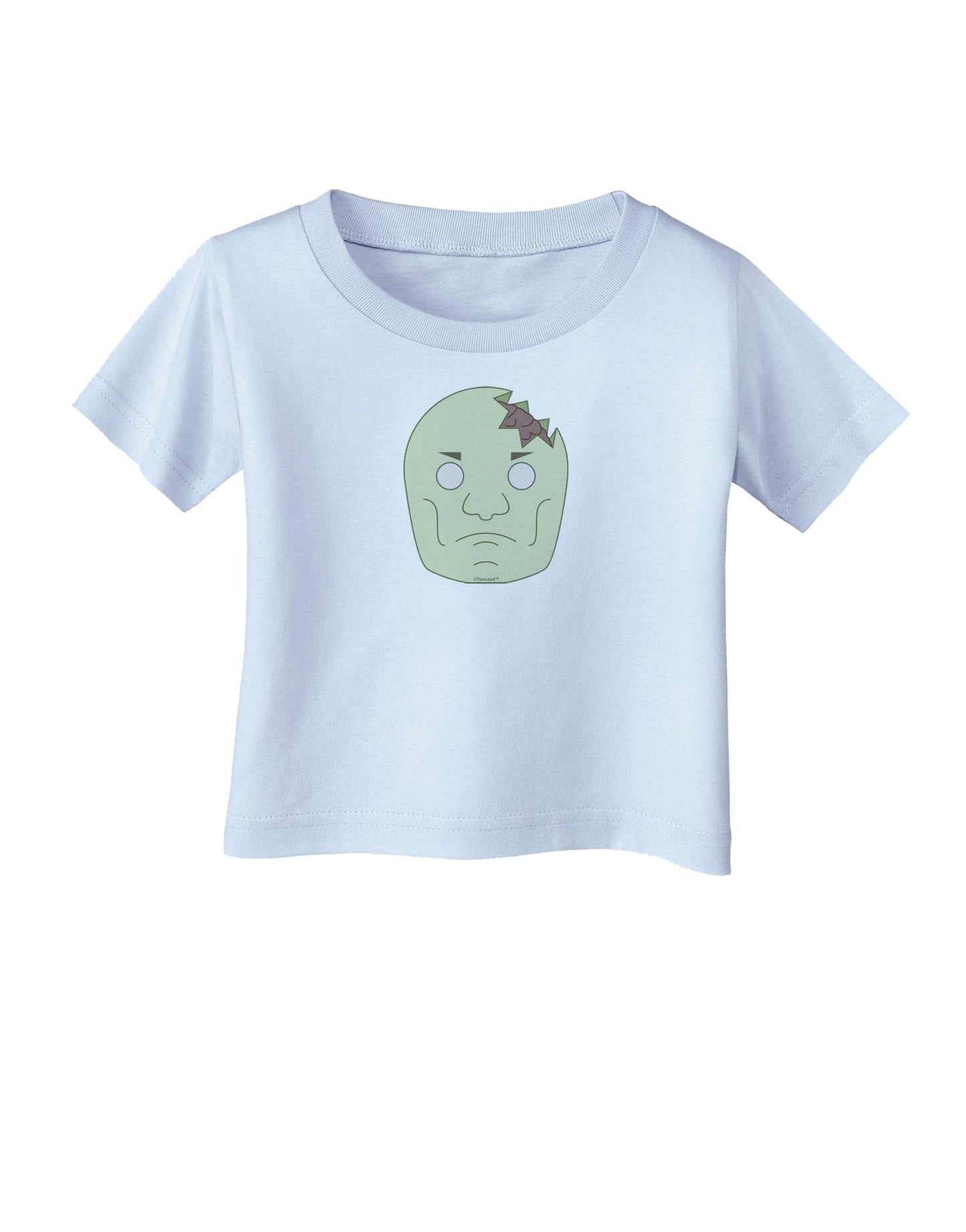 Irritated Zombie Infant T-Shirt-Infant T-Shirt-TooLoud-Light-Blue-06-Months-Davson Sales