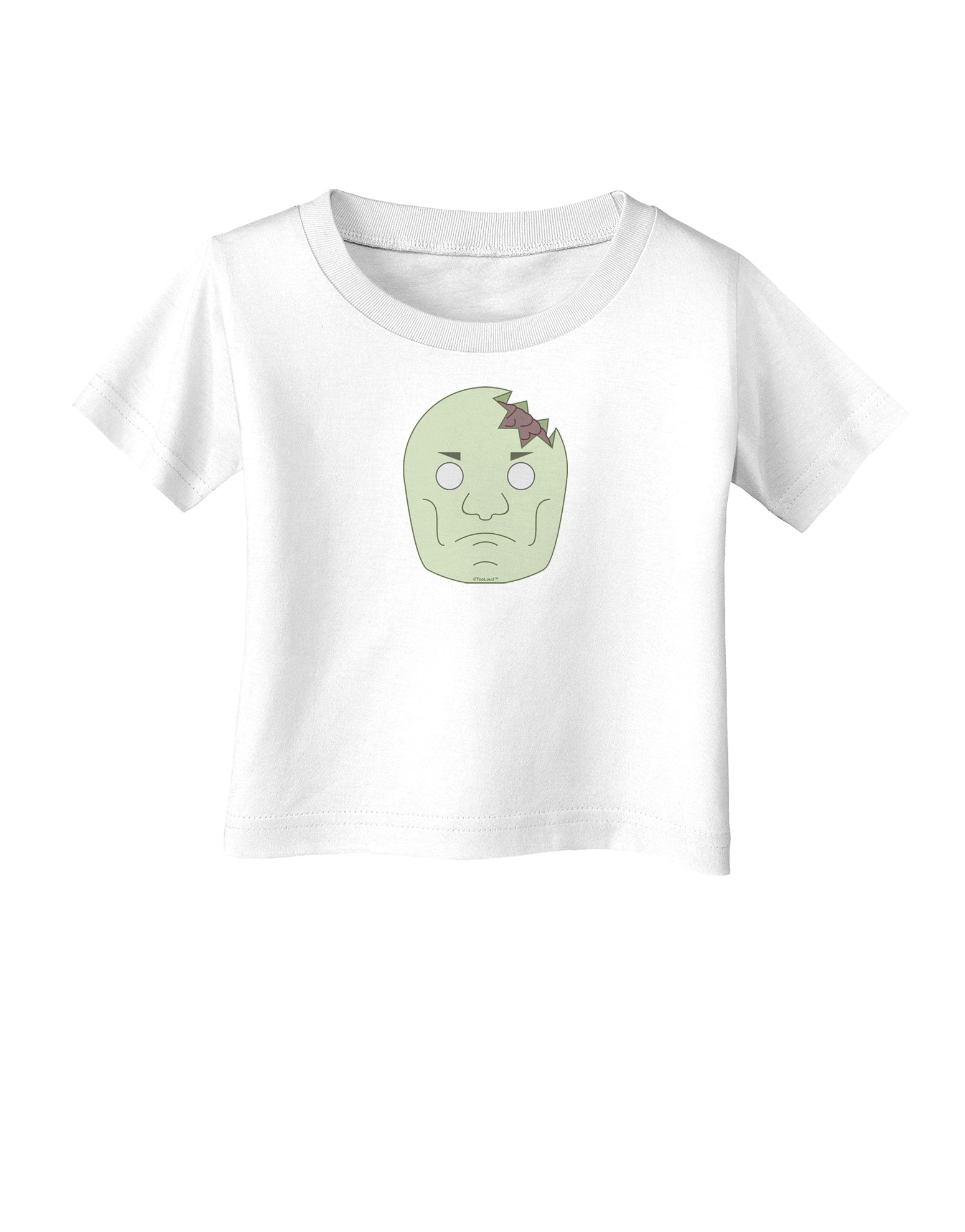 Irritated Zombie Infant T-Shirt-Infant T-Shirt-TooLoud-White-06-Months-Davson Sales