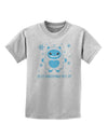 Is It Christmas Yet - Yeti Abominable Snowman Childrens T-Shirt-Childrens T-Shirt-TooLoud-AshGray-X-Small-Davson Sales