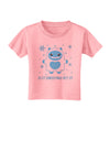 Is It Christmas Yet - Yeti Abominable Snowman Toddler T-Shirt-Toddler T-Shirt-TooLoud-Candy-Pink-2T-Davson Sales