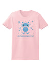 Is It Christmas Yet - Yeti Abominable Snowman Womens T-Shirt-Womens T-Shirt-TooLoud-PalePink-X-Small-Davson Sales