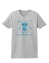 Is It Christmas Yet - Yeti Abominable Snowman Womens T-Shirt-Womens T-Shirt-TooLoud-AshGray-X-Small-Davson Sales