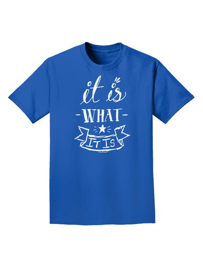 It Is What It Is Adult Dark T-Shirt-Mens T-Shirt-TooLoud-Royal-Blue-Small-Davson Sales