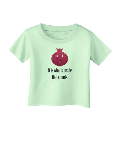 It is Whats Inside That Counts Infant T-Shirt-Infant T-Shirt-TooLoud-Light-Green-06-Months-Davson Sales