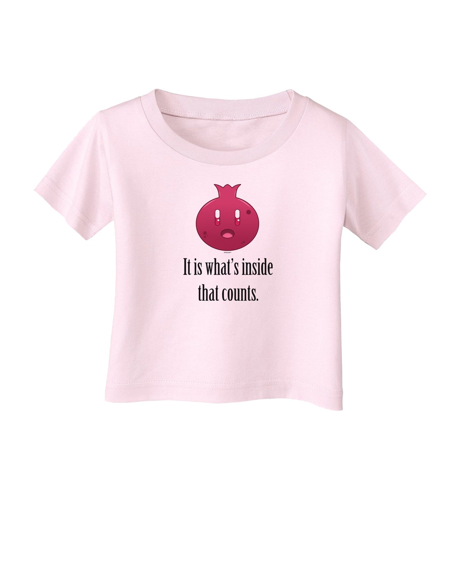 It is Whats Inside That Counts Infant T-Shirt-Infant T-Shirt-TooLoud-Light-Pink-06-Months-Davson Sales