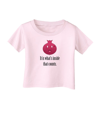 It is Whats Inside That Counts Infant T-Shirt-Infant T-Shirt-TooLoud-Light-Pink-06-Months-Davson Sales