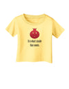 It is Whats Inside That Counts Infant T-Shirt-Infant T-Shirt-TooLoud-Daffodil-Yellow-06-Months-Davson Sales