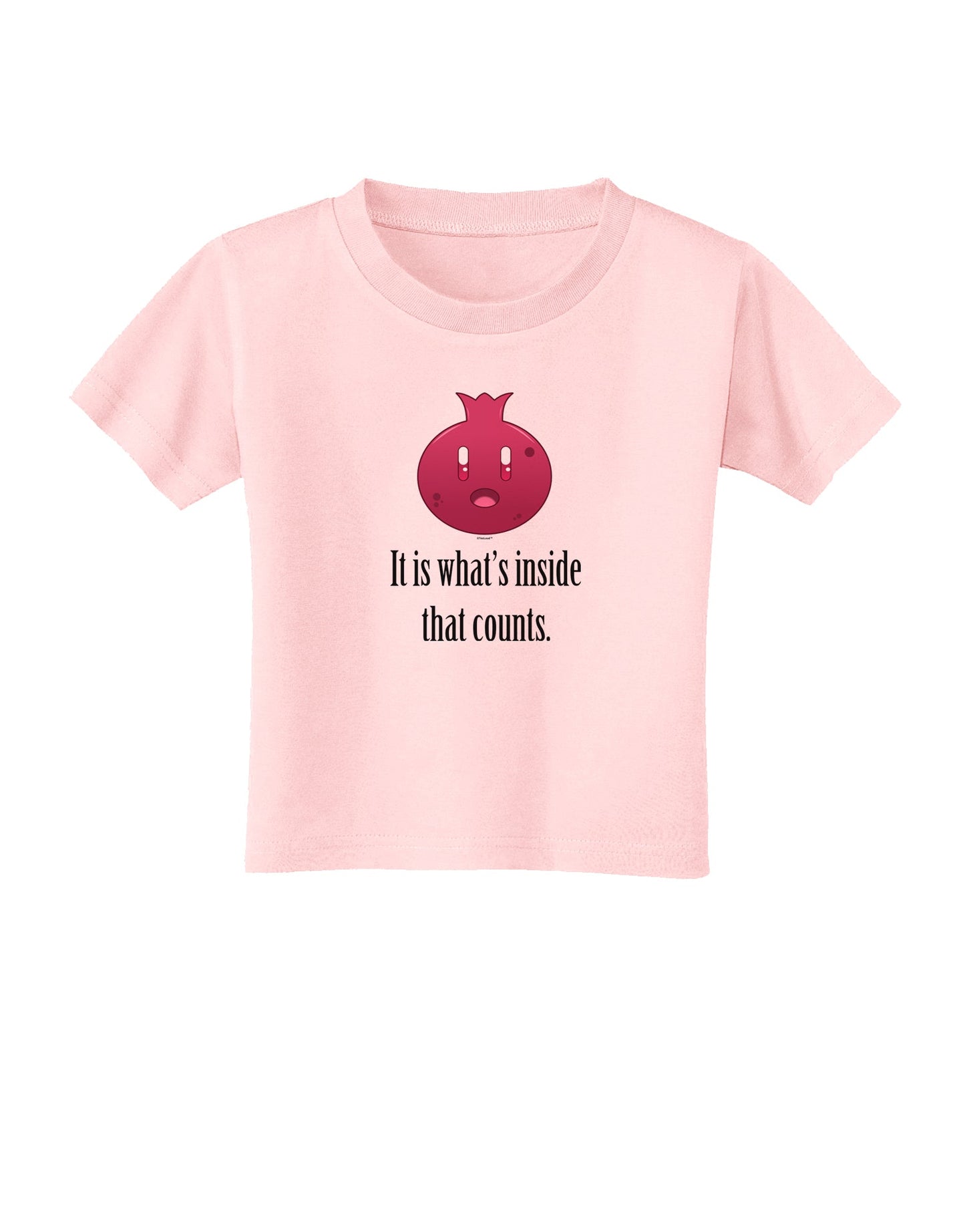 It is Whats Inside That Counts Toddler T-Shirt-Toddler T-Shirt-TooLoud-Light-Pink-2T-Davson Sales