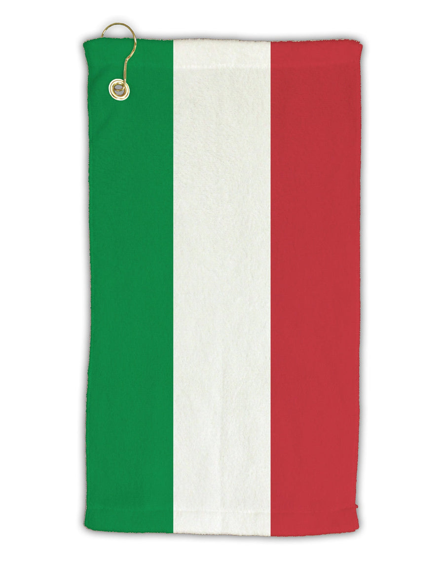 Italian Flag All Over Micro Terry Gromet Golf Towel 15 x 22 Inch All Over Print