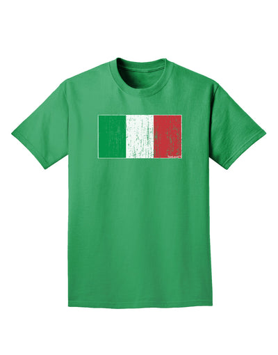 Italian Flag - Distressed Adult Dark T-Shirt by TooLoud-Mens T-Shirt-TooLoud-Kelly-Green-Small-Davson Sales