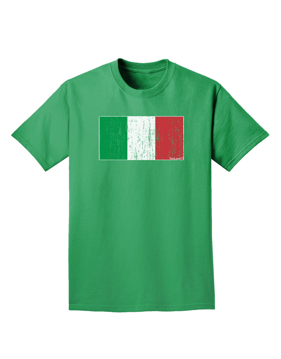 Italian Flag - Distressed Adult Dark T-Shirt by TooLoud-Mens T-Shirt-TooLoud-Purple-Small-Davson Sales