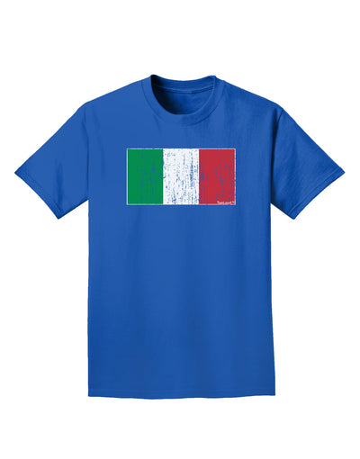 Italian Flag - Distressed Adult Dark T-Shirt by TooLoud-Mens T-Shirt-TooLoud-Royal-Blue-Small-Davson Sales