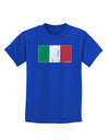 Italian Flag - Distressed Childrens Dark T-Shirt by TooLoud-Childrens T-Shirt-TooLoud-Royal-Blue-X-Small-Davson Sales