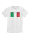 Italian Flag - Distressed Childrens T-Shirt by TooLoud-Childrens T-Shirt-TooLoud-White-X-Small-Davson Sales