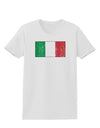 Italian Flag - Distressed Womens T-Shirt by TooLoud-Womens T-Shirt-TooLoud-White-X-Small-Davson Sales