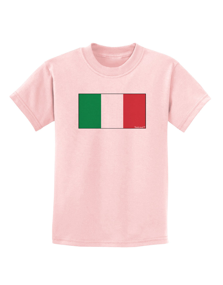 Italian Flag - Italy Childrens T-Shirt by TooLoud-Childrens T-Shirt-TooLoud-White-X-Small-Davson Sales