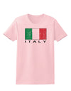 Italian Flag - Italy Text Distressed Womens T-Shirt by TooLoud-Womens T-Shirt-TooLoud-PalePink-X-Small-Davson Sales