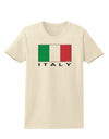 Italian Flag - Italy Text Womens T-Shirt by TooLoud-Womens T-Shirt-TooLoud-Natural-X-Small-Davson Sales