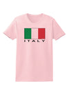 Italian Flag - Italy Text Womens T-Shirt by TooLoud-Womens T-Shirt-TooLoud-PalePink-X-Small-Davson Sales