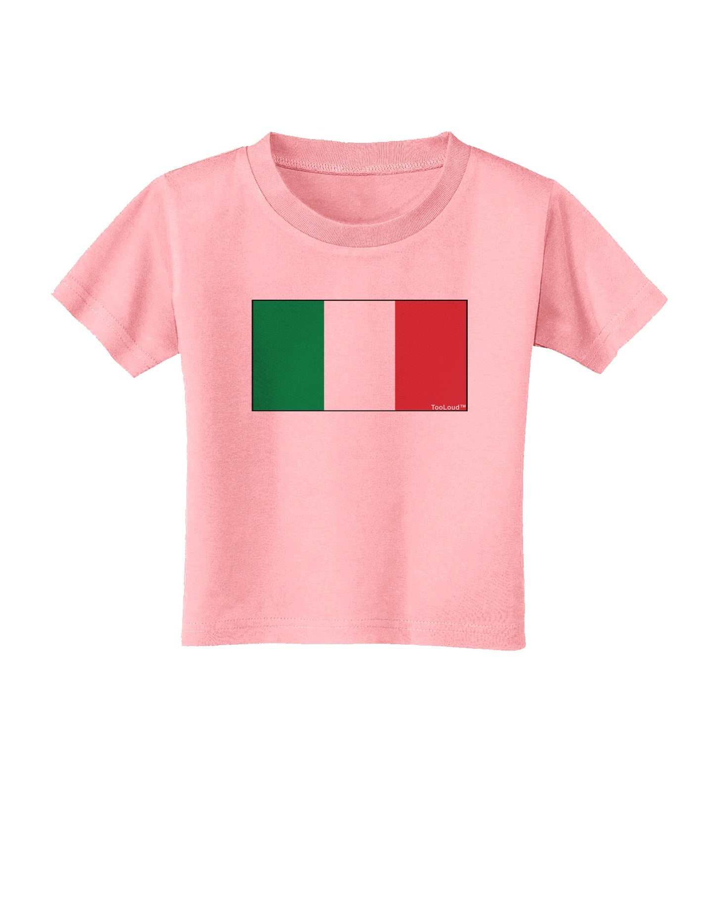 Italian Flag - Italy Toddler T-Shirt by TooLoud-Toddler T-Shirt-TooLoud-Candy-Pink-2T-Davson Sales