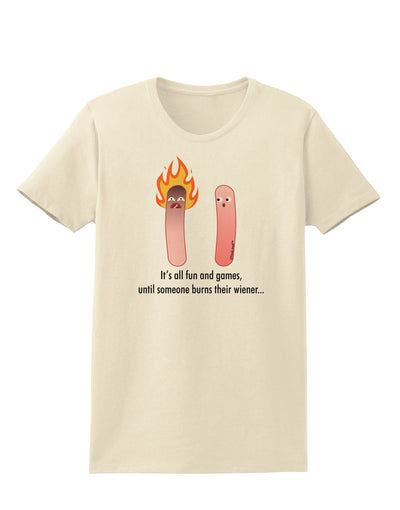 It's All Fun and Games - Wiener Womens T-Shirt by TooLoud-Womens T-Shirt-TooLoud-Natural-X-Small-Davson Sales