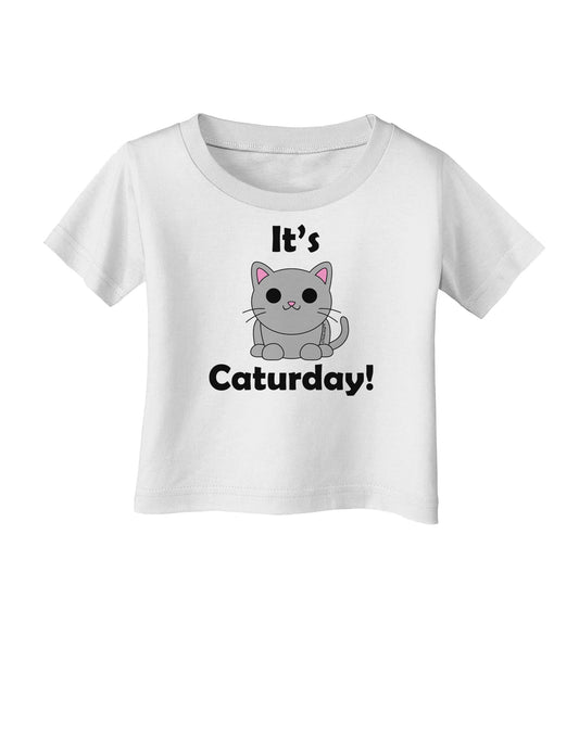 It's Caturday Cute Cat Design Infant T-Shirt by TooLoud-Infant T-Shirt-TooLoud-White-06-Months-Davson Sales