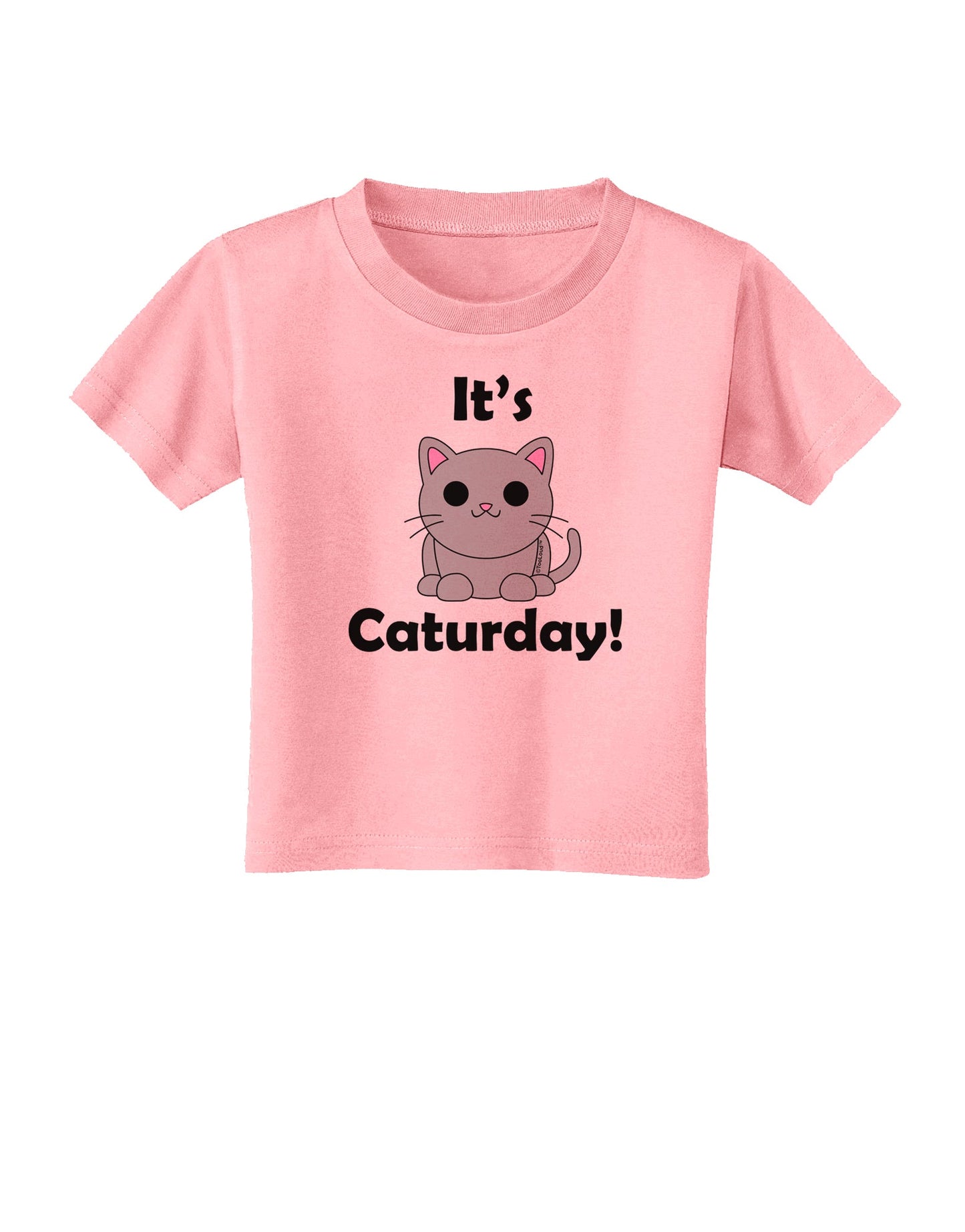 It's Caturday Cute Cat Design Toddler T-Shirt by TooLoud-Toddler T-Shirt-TooLoud-Candy-Pink-2T-Davson Sales