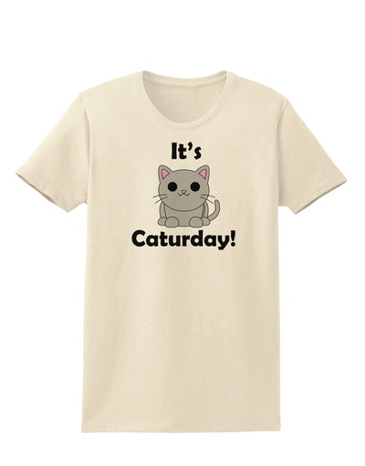 It's Caturday Cute Cat Design Womens T-Shirt by TooLoud-Womens T-Shirt-TooLoud-Natural-X-Small-Davson Sales