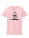 It's Caturday Cute Cat Design Womens T-Shirt by TooLoud-Womens T-Shirt-TooLoud-PalePink-X-Small-Davson Sales