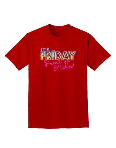 It's Friday - Drink Up Adult Dark T-Shirt-Mens T-Shirt-TooLoud-Red-Small-Davson Sales