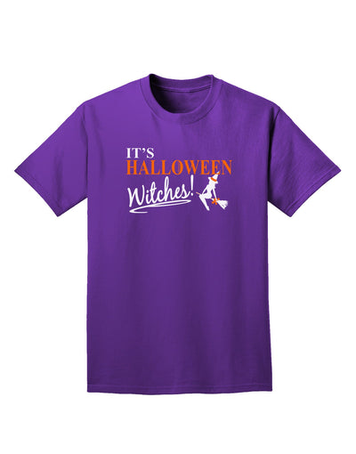 It's Halloween Witches Adult Dark T-Shirt-Mens T-Shirt-TooLoud-Purple-Small-Davson Sales