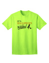 It's Halloween Witches Adult T-Shirt-unisex t-shirt-TooLoud-Neon-Green-Small-Davson Sales