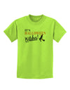 It's Halloween Witches Childrens T-Shirt-Childrens T-Shirt-TooLoud-Lime-Green-X-Small-Davson Sales