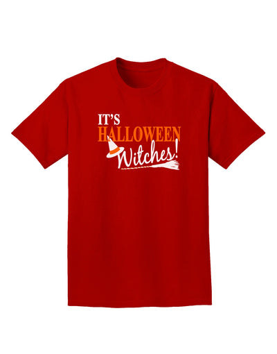 It's Halloween Witches Hat Adult Dark T-Shirt-Mens T-Shirt-TooLoud-Red-Small-Davson Sales