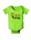 It's Halloween Witches Hat Baby Romper Bodysuit-Baby Romper-TooLoud-Lime-06-Months-Davson Sales