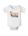 It's Halloween Witches Hat Baby Romper Bodysuit-Baby Romper-TooLoud-White-06-Months-Davson Sales