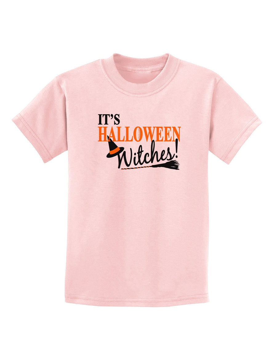 It's Halloween Witches Hat Childrens T-Shirt-Childrens T-Shirt-TooLoud-White-X-Small-Davson Sales